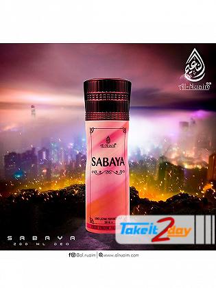 Al Nuaim Sabaya Deodorant Body Spray For Men And Women 200 ML Pack Of 3